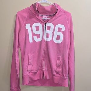 PINK Victoria’s Secret Long Sleeve Zip Up Sweater
